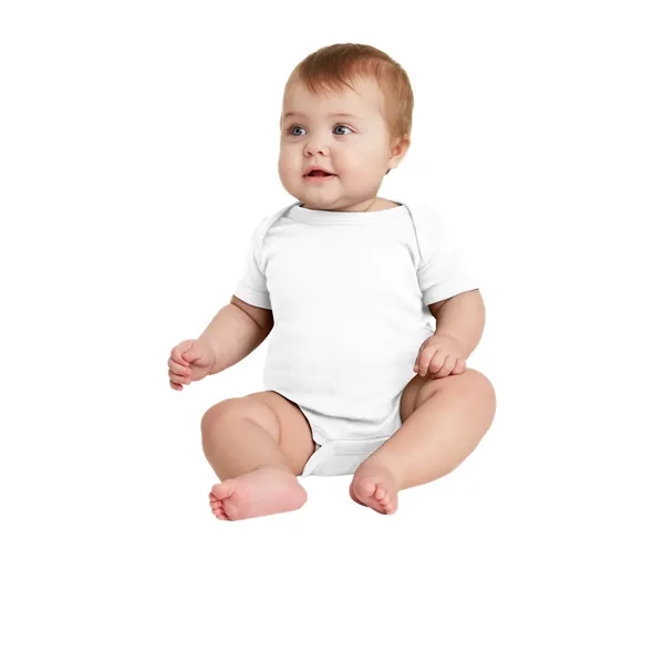 Rabbit Skins Infant Short Sleeve Baby Rib Bodysuit.... from ASI 84863 SanMar