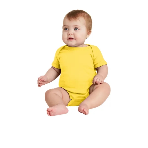 Rabbit Skins Infant Short Sleeve Baby Rib Bodysuit.... from ASI 84863 SanMar