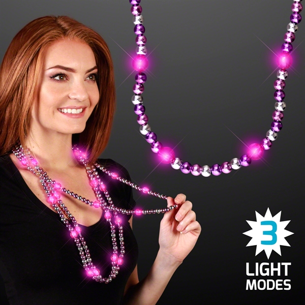 LED Beaded Necklace in Winter Colors... from ASI 34194 ALightPromos / Alight Promotional Products