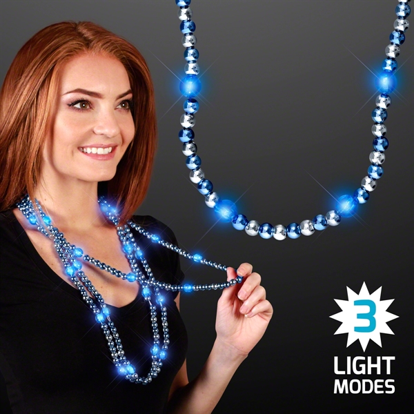 LED Beaded Necklace in Winter Colors... from ASI 34194 ALightPromos / Alight Promotional Products