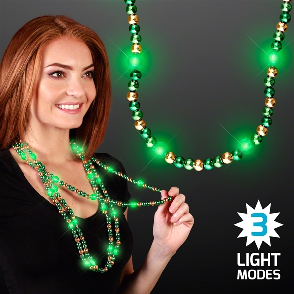 LED Beaded Necklace in Winter Colors... from ASI 34194 ALightPromos / Alight Promotional Products