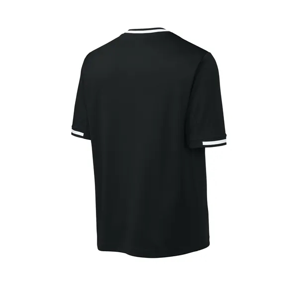 Sport-Tek Tough Mesh V-Neck Baseball Jersey... from ASI 84863 SanMar