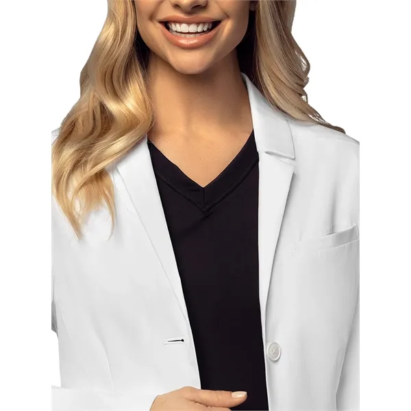 WonderWink Slate Women's Lab Jacket 28"... from ASI 86018 Scrub Authority / Uniform Stores