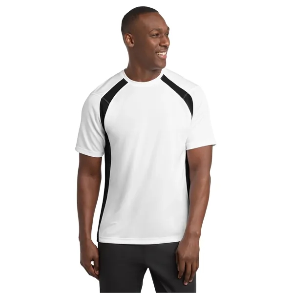 Sport-Tek Dry Zone Colorblock Crew.... from ASI 84863 SanMar