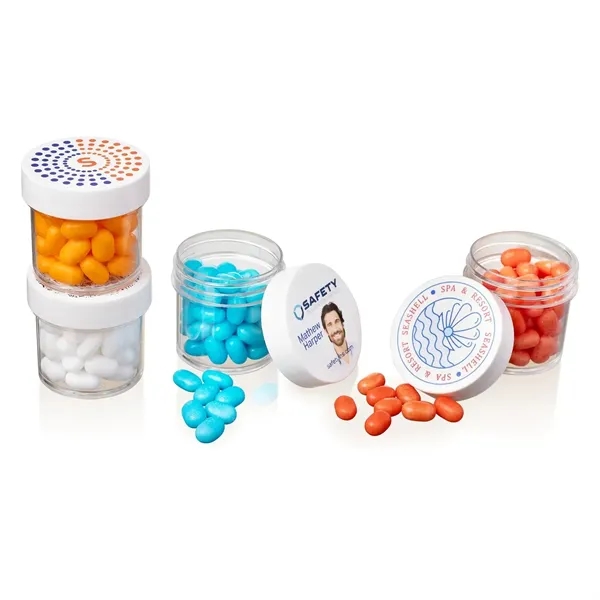 A fresh idea for any promotion! This mid-sized container holds around... from ASI 55583 GMG Pen