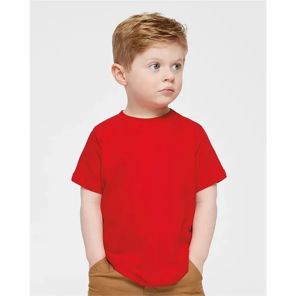Fine jersey toddler T-shirt in 100% combed ringspun cotton. Blank product.... from ASI 84358 S&S Activewear