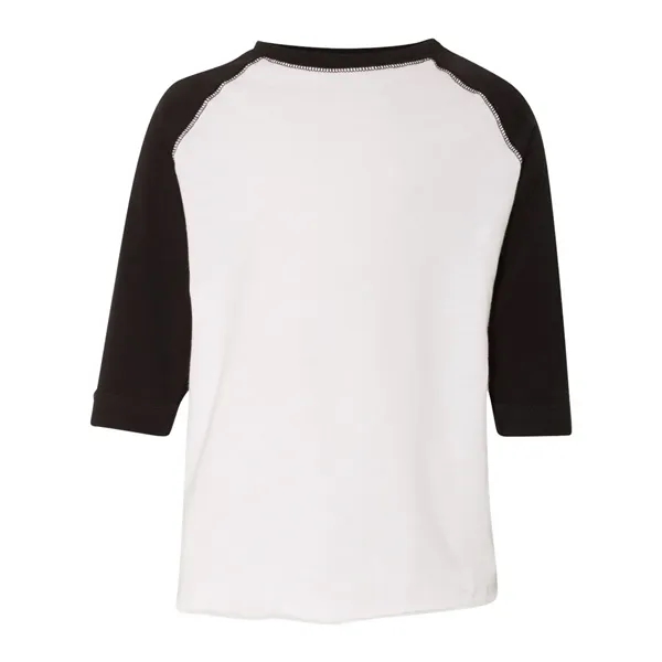 Rabbit Skins Fine Jersey Toddler 3/4 Sleeve Baseball T-Shirt, blank.... from ASI 84358 S&S Activewear