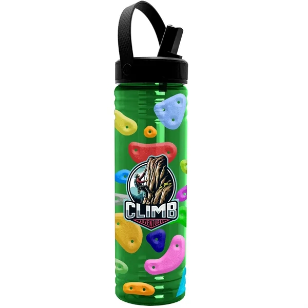 Garyline® Slim Fit RPET Bottle with Flip-Straw, Swivel-Ha...... from ASI 40480 Koozie Group