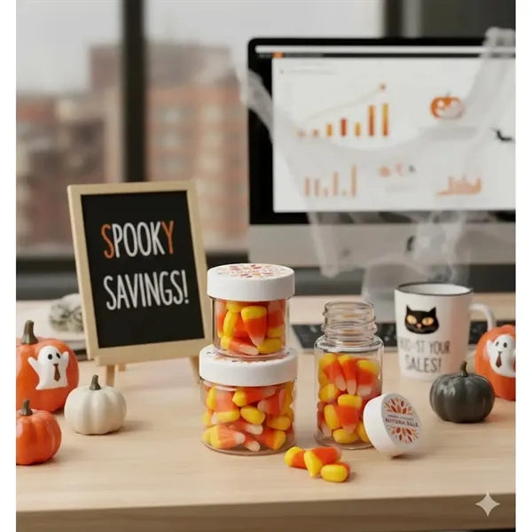 Add a playful twist to fall promotions with this clear bottle... from ASI 55583 GMG Pen