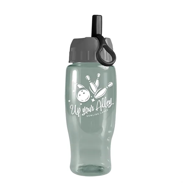 Garyline® Poly+ Recycled Bottle with Ring-Straw Lid - 27 oz.... from ASI 40480 Koozie Group
