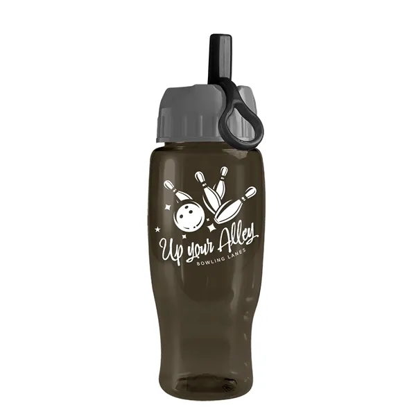 Garyline® Poly+ Recycled Bottle with Ring-Straw Lid - 27 oz.... from ASI 40480 Koozie Group
