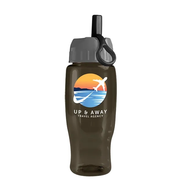 Garyline® Poly+ Recycled Bottle with Ring-Straw Lid - 27 oz.... from ASI 40480 Koozie Group
