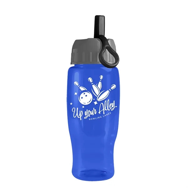 Garyline® Poly+ Recycled Bottle with Ring-Straw Lid - 27 oz.... from ASI 40480 Koozie Group