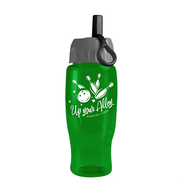 Garyline® Poly+ Recycled Bottle with Ring-Straw Lid - 27 oz.... from ASI 40480 Koozie Group