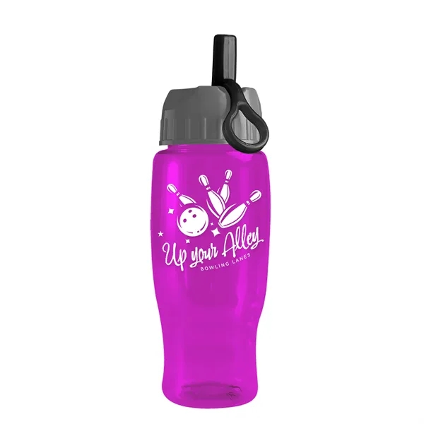 Garyline® Poly+ Recycled Bottle with Ring-Straw Lid - 27 oz.... from ASI 40480 Koozie Group
