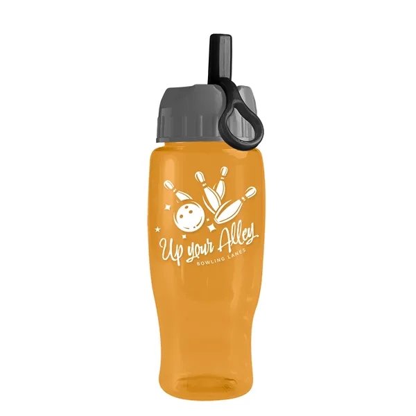 Garyline® Poly+ Recycled Bottle with Ring-Straw Lid - 27 oz.... from ASI 40480 Koozie Group