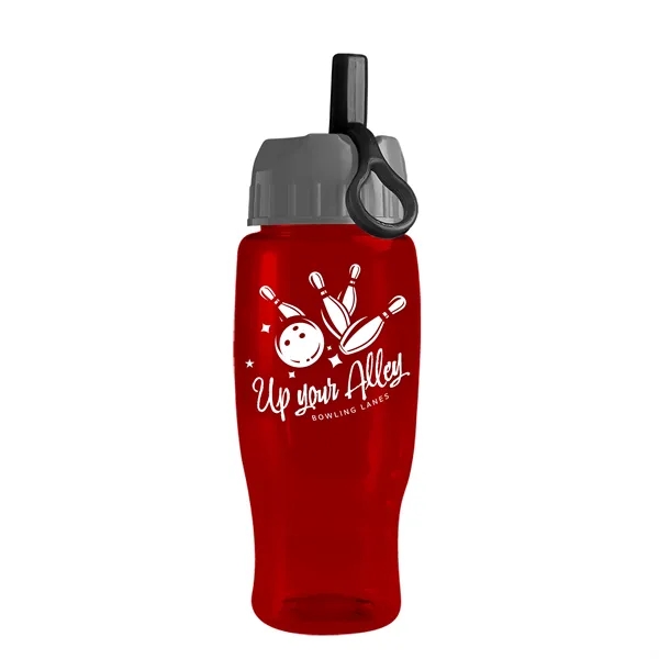 Garyline® Poly+ Recycled Bottle with Ring-Straw Lid - 27 oz.... from ASI 40480 Koozie Group