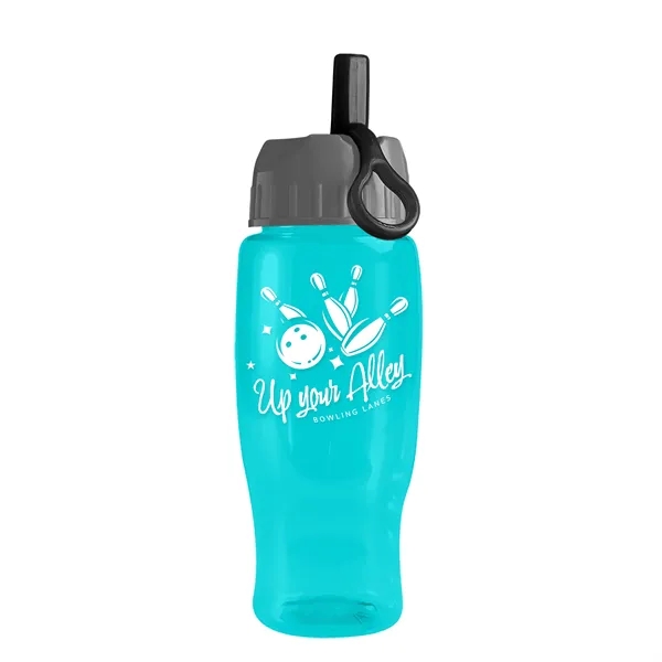 Garyline® Poly+ Recycled Bottle with Ring-Straw Lid - 27 oz.... from ASI 40480 Koozie Group