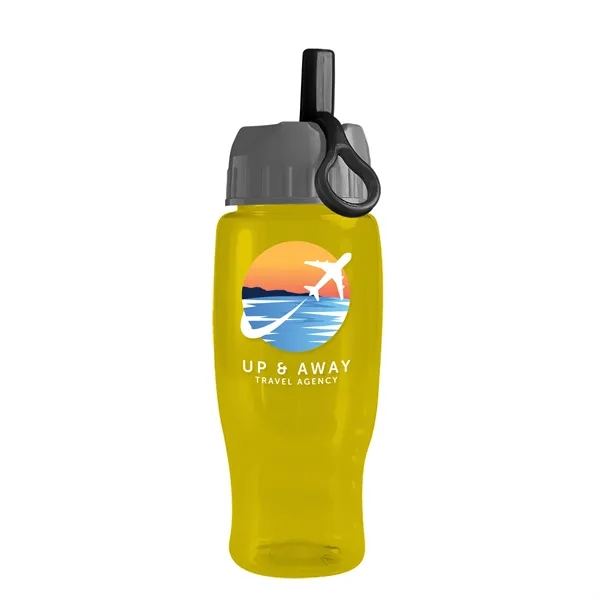Garyline® Poly+ Recycled Bottle with Ring-Straw Lid - 27 oz.... from ASI 40480 Koozie Group
