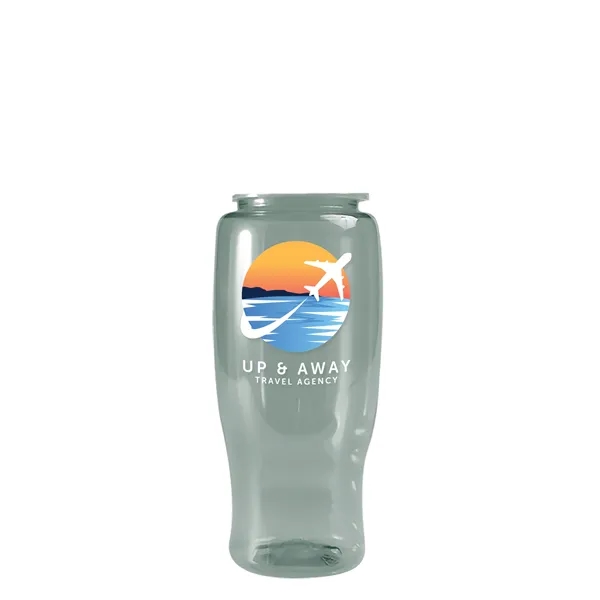 Garyline® Poly+ Recycled Bottle with Ring-Straw Lid - 27 oz.... from ASI 40480 Koozie Group