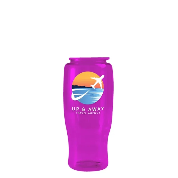 Garyline® Poly+ Recycled Bottle with Ring-Straw Lid - 27 oz.... from ASI 40480 Koozie Group