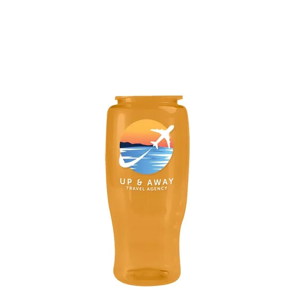 Garyline® Poly+ Recycled Bottle with Ring-Straw Lid - 27 oz.... from ASI 40480 Koozie Group