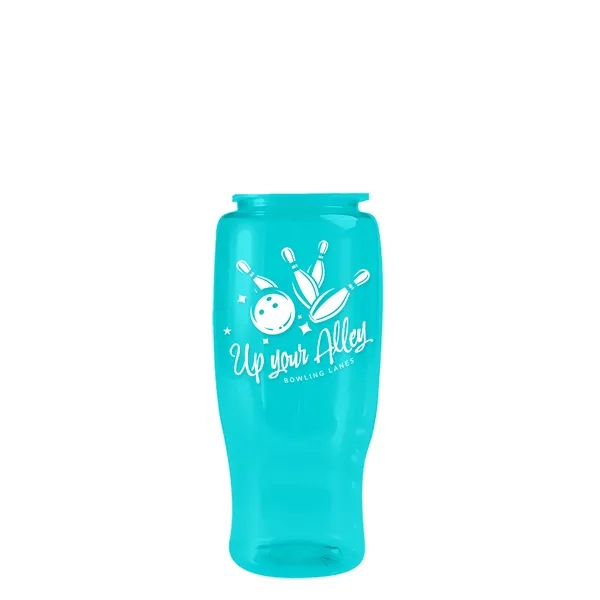 Garyline® Poly+ Recycled Bottle with Ring-Straw Lid - 27 oz.... from ASI 40480 Koozie Group