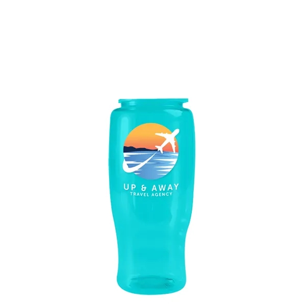 Garyline® Poly+ Recycled Bottle with Ring-Straw Lid - 27 oz.... from ASI 40480 Koozie Group