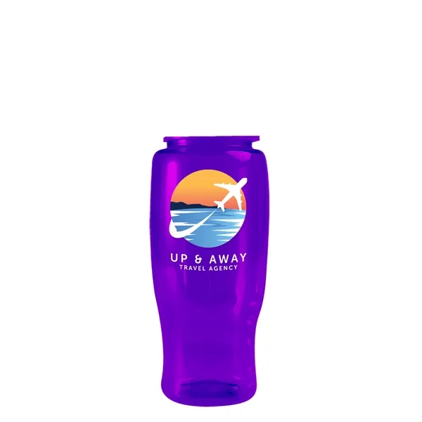 Garyline® Poly+ Recycled Bottle with Ring-Straw Lid - 27 oz.... from ASI 40480 Koozie Group