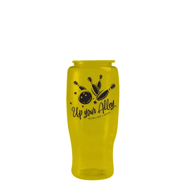 Garyline® Poly+ Recycled Bottle with Ring-Straw Lid - 27 oz.... from ASI 40480 Koozie Group