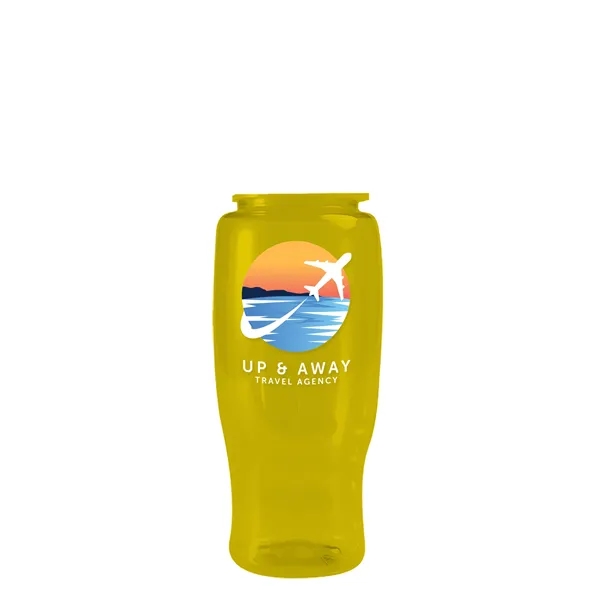 Garyline® Poly+ Recycled Bottle with Ring-Straw Lid - 27 oz.... from ASI 40480 Koozie Group