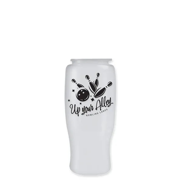 Garyline® Poly+ Recycled Bottle with Ring-Straw Lid - 27 oz.... from ASI 40480 Koozie Group