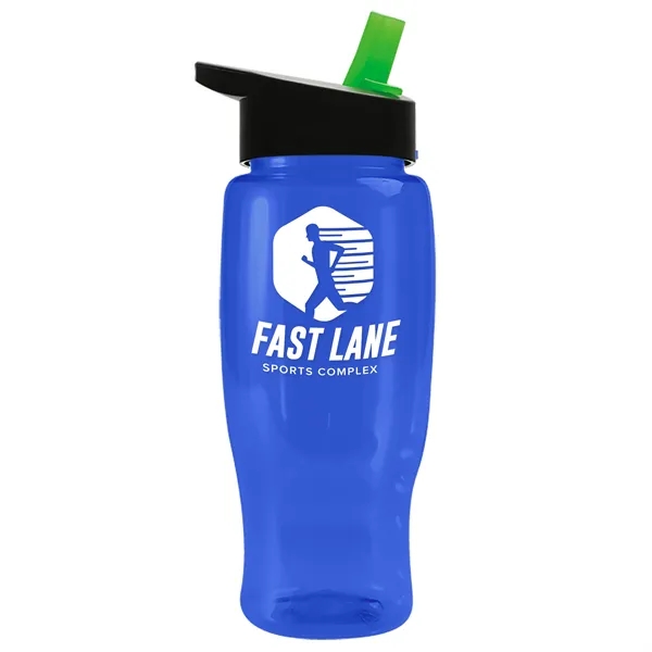 Garyline® Poly+ Recycled Bottle with Flip-Straw Lid - 27 oz.... from ASI 40480 Koozie Group