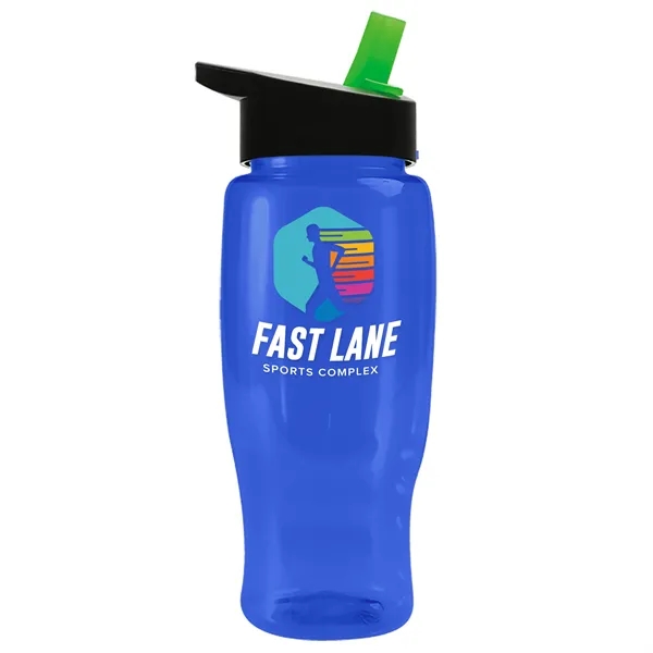 Garyline® Poly+ Recycled Bottle with Flip-Straw Lid - 27 oz.... from ASI 40480 Koozie Group