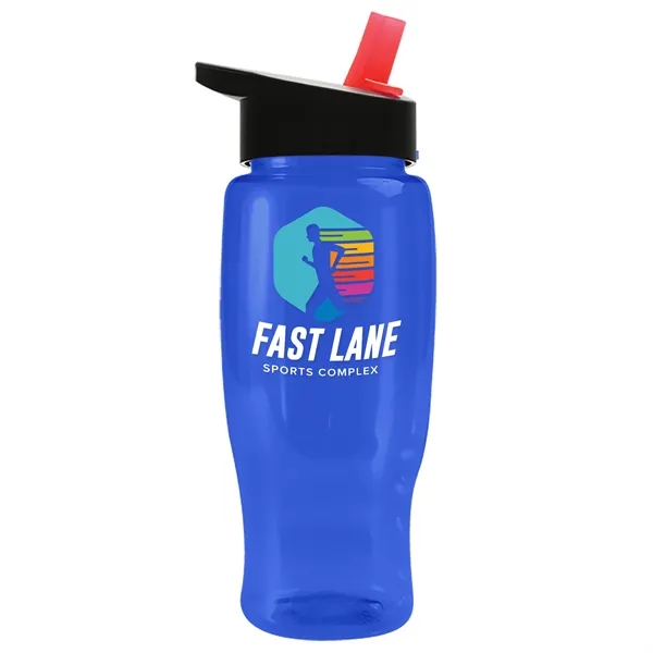 Garyline® Poly+ Recycled Bottle with Flip-Straw Lid - 27 oz.... from ASI 40480 Koozie Group