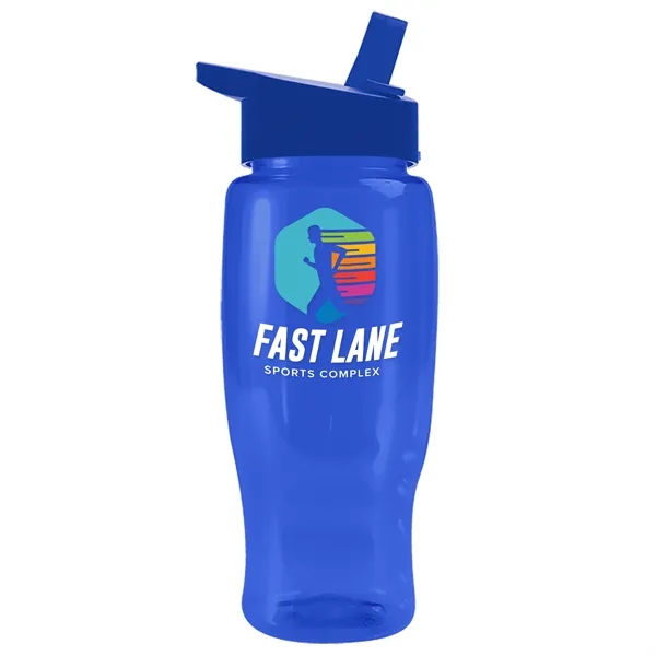 Garyline® Poly+ Recycled Bottle with Flip-Straw Lid - 27 oz.... from ASI 40480 Koozie Group