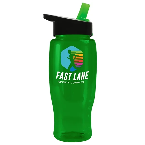 Garyline® Poly+ Recycled Bottle with Flip-Straw Lid - 27 oz.... from ASI 40480 Koozie Group