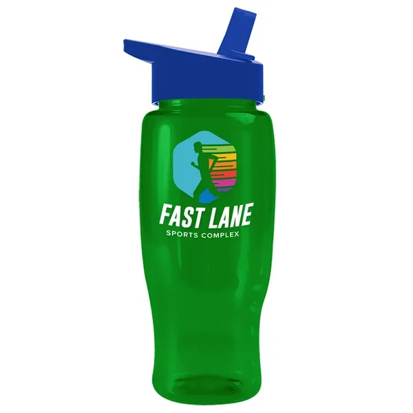 Garyline® Poly+ Recycled Bottle with Flip-Straw Lid - 27 oz.... from ASI 40480 Koozie Group
