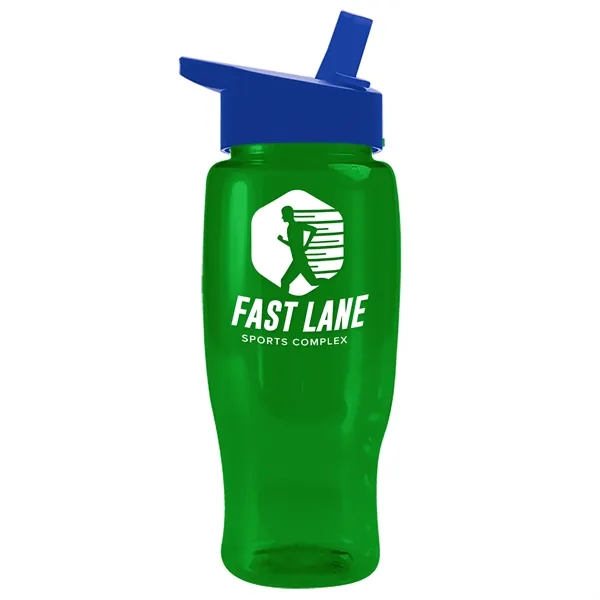 Garyline® Poly+ Recycled Bottle with Flip-Straw Lid - 27 oz.... from ASI 40480 Koozie Group