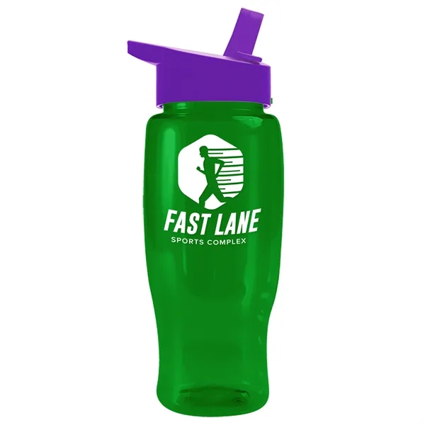 Garyline® Poly+ Recycled Bottle with Flip-Straw Lid - 27 oz.... from ASI 40480 Koozie Group