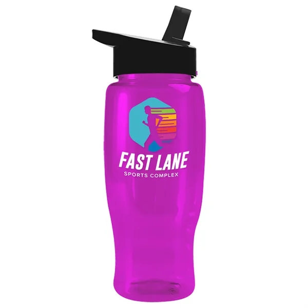 Garyline® Poly+ Recycled Bottle with Flip-Straw Lid - 27 oz.... from ASI 40480 Koozie Group