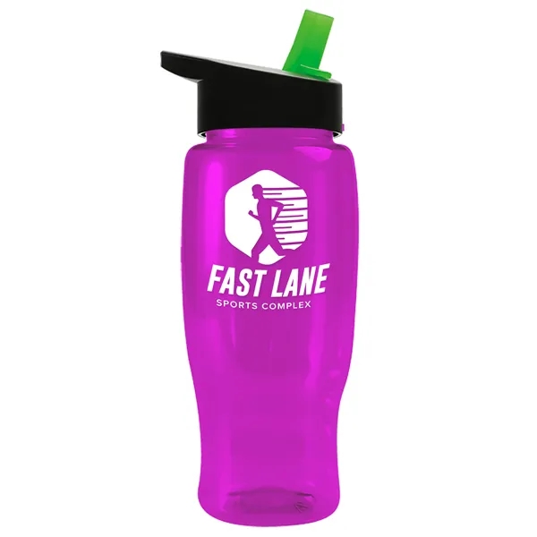 Garyline® Poly+ Recycled Bottle with Flip-Straw Lid - 27 oz.... from ASI 40480 Koozie Group