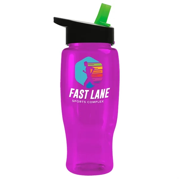 Garyline® Poly+ Recycled Bottle with Flip-Straw Lid - 27 oz.... from ASI 40480 Koozie Group