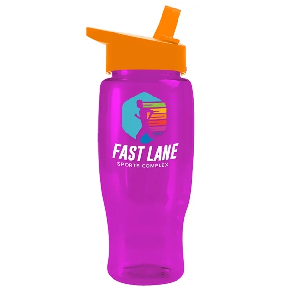 Garyline® Poly+ Recycled Bottle with Flip-Straw Lid - 27 oz.... from ASI 40480 Koozie Group