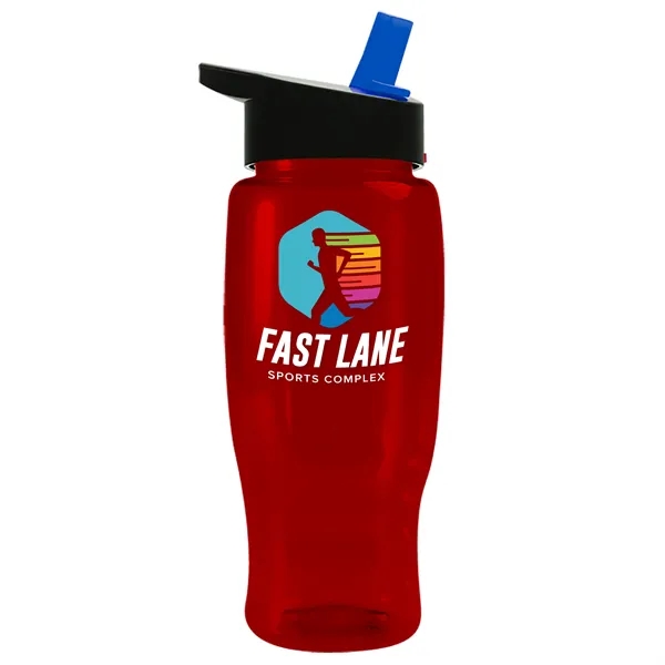 Garyline® Poly+ Recycled Bottle with Flip-Straw Lid - 27 oz.... from ASI 40480 Koozie Group