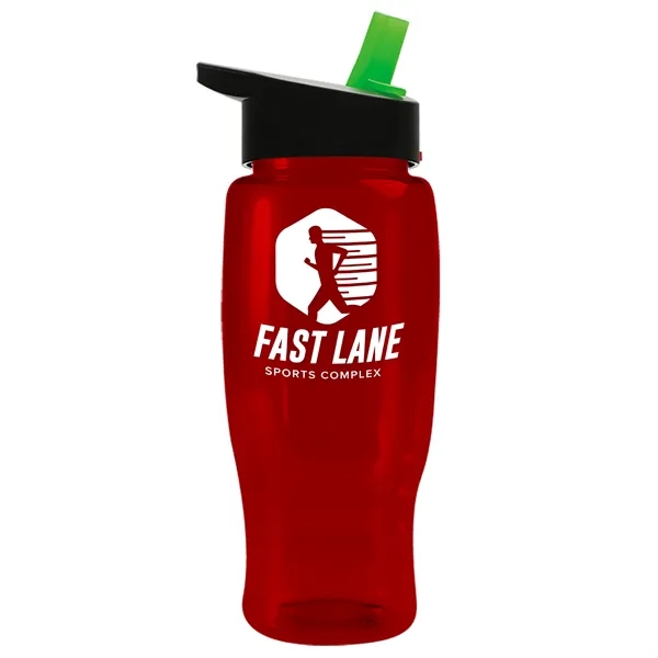Garyline® Poly+ Recycled Bottle with Flip-Straw Lid - 27 oz.... from ASI 40480 Koozie Group