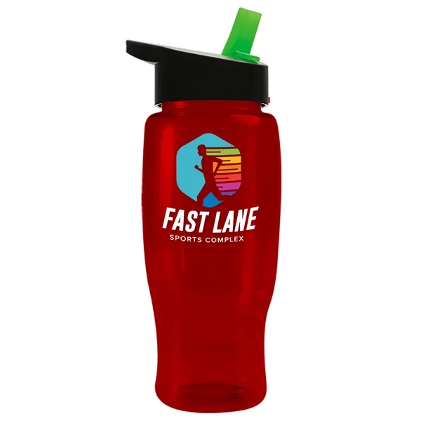Garyline® Poly+ Recycled Bottle with Flip-Straw Lid - 27 oz.... from ASI 40480 Koozie Group