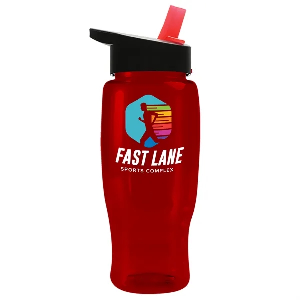 Garyline® Poly+ Recycled Bottle with Flip-Straw Lid - 27 oz.... from ASI 40480 Koozie Group