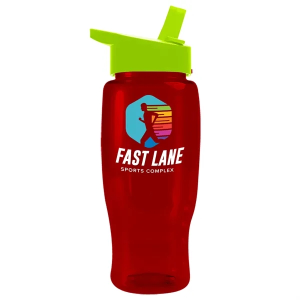 Garyline® Poly+ Recycled Bottle with Flip-Straw Lid - 27 oz.... from ASI 40480 Koozie Group