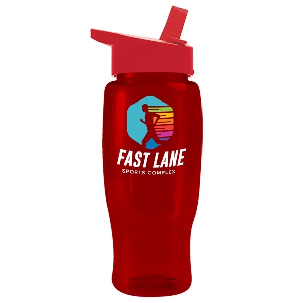 Garyline® Poly+ Recycled Bottle with Flip-Straw Lid - 27 oz.... from ASI 40480 Koozie Group